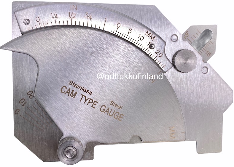 can type gauge, hitsien mittauslaite SFS-EN ISO 17637:2016